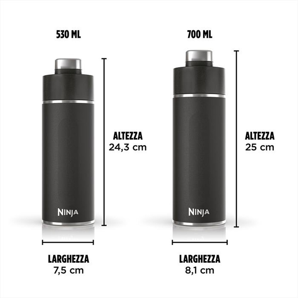 Immagine del prodotto NINJA - BORRACCIA THIRSTI 700ML-Nero