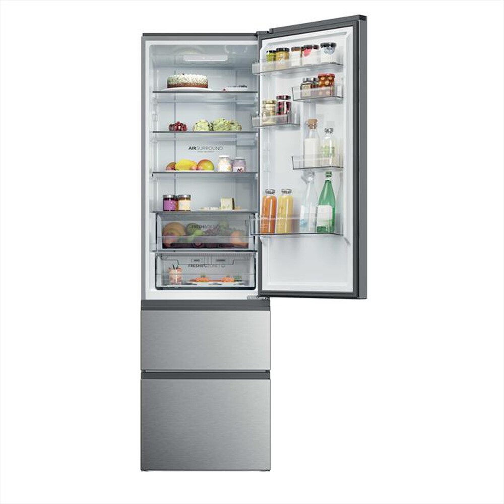 Immagine del prodotto HAIER - Frigorifero Combinato 414L HTR3620CNMG Classe C-Argento