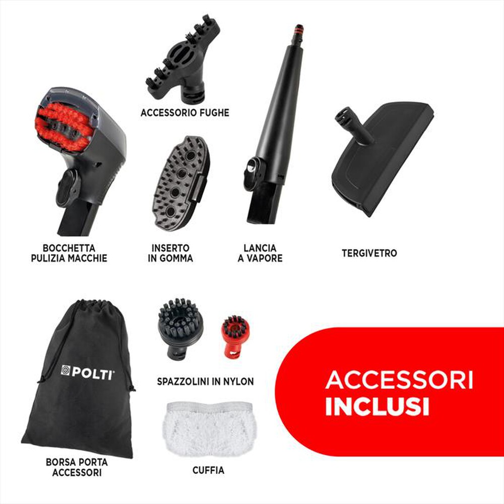 Immagine del prodotto POLTI - Lavatappeti con funzione a vapore STAINOVER SC30-Grigio