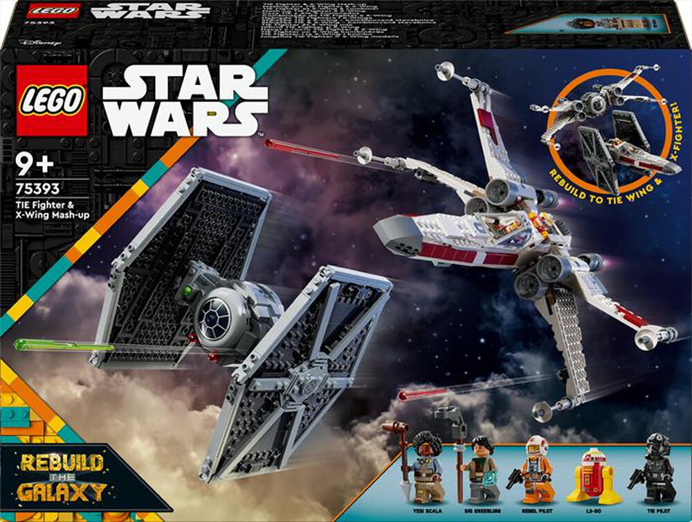 Immagine del prodotto LEGO - STAR WARS Mash-up TIE Fighter e X-Wing 75393
