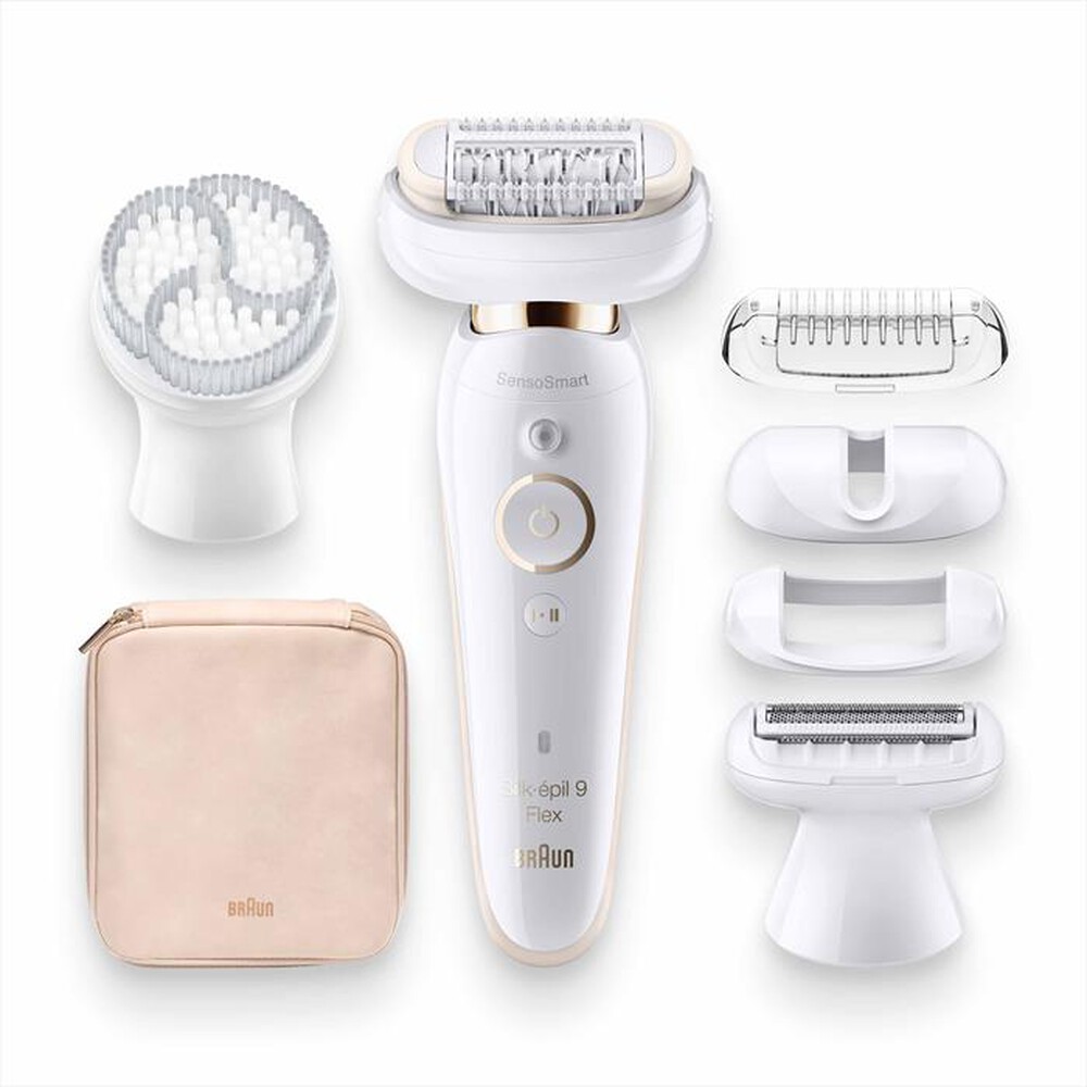 "BRAUN - Silk-épil 9 Flex 9-030-Bianco/Oro"