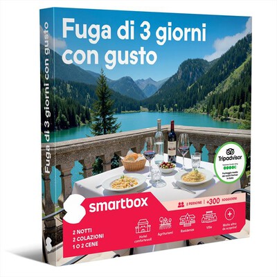 SMARTBOX - FUGA DI 3 GIORNI CON GUSTO-eBox digitale