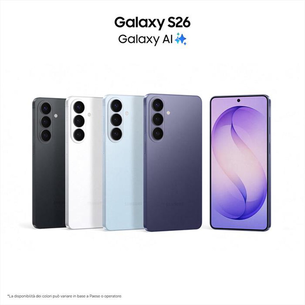 Immagine del prodotto SAMSUNG - Smartphone Galaxy S26 512GB/12GB-Cobalt Violet