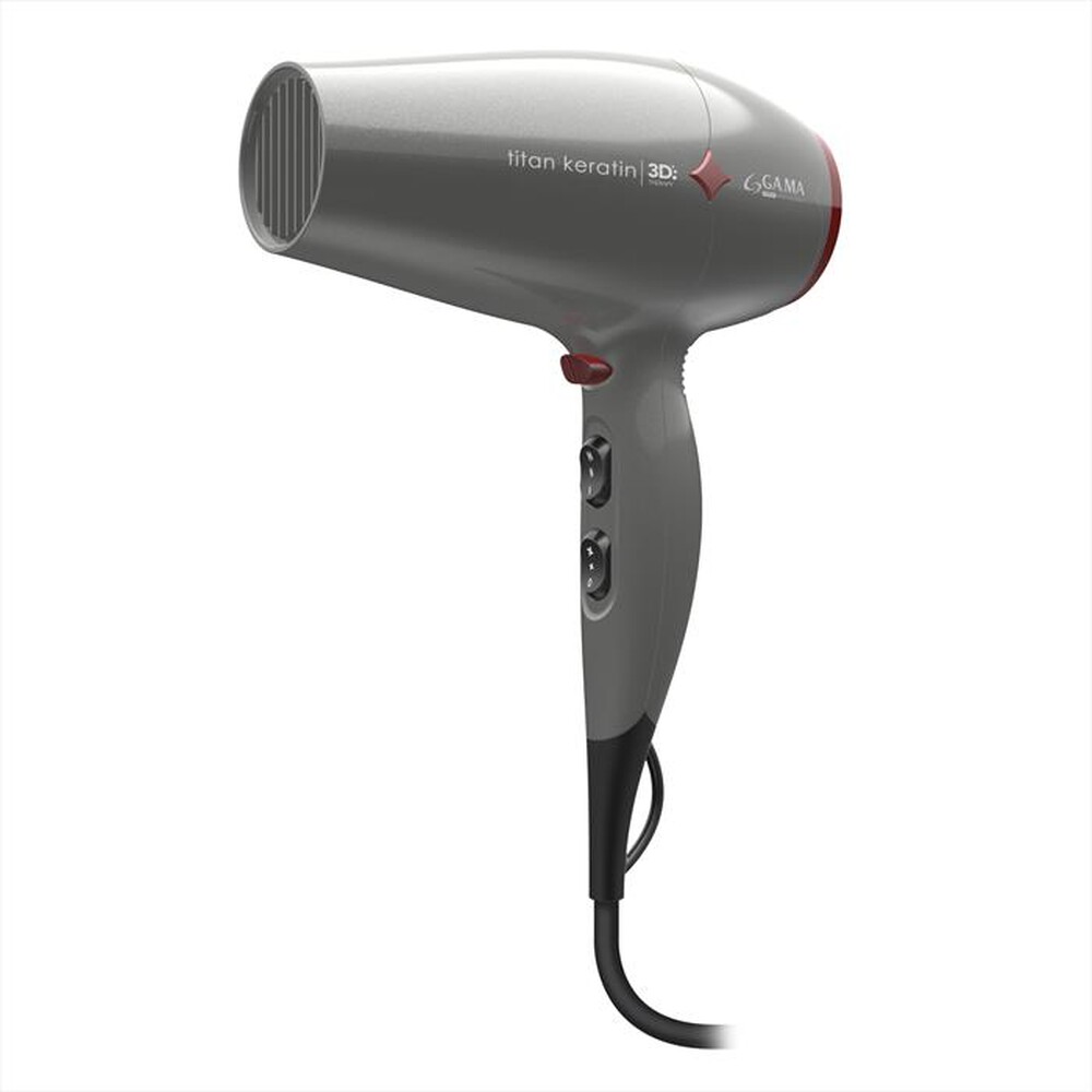 "GAMA - DIAMOND 3D TITAN KERATIN-Grigio"