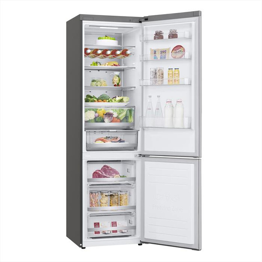 "LG - Frigorifero combinato GBB72NSUCN Classe C 384lt-NOBLE STEEL"