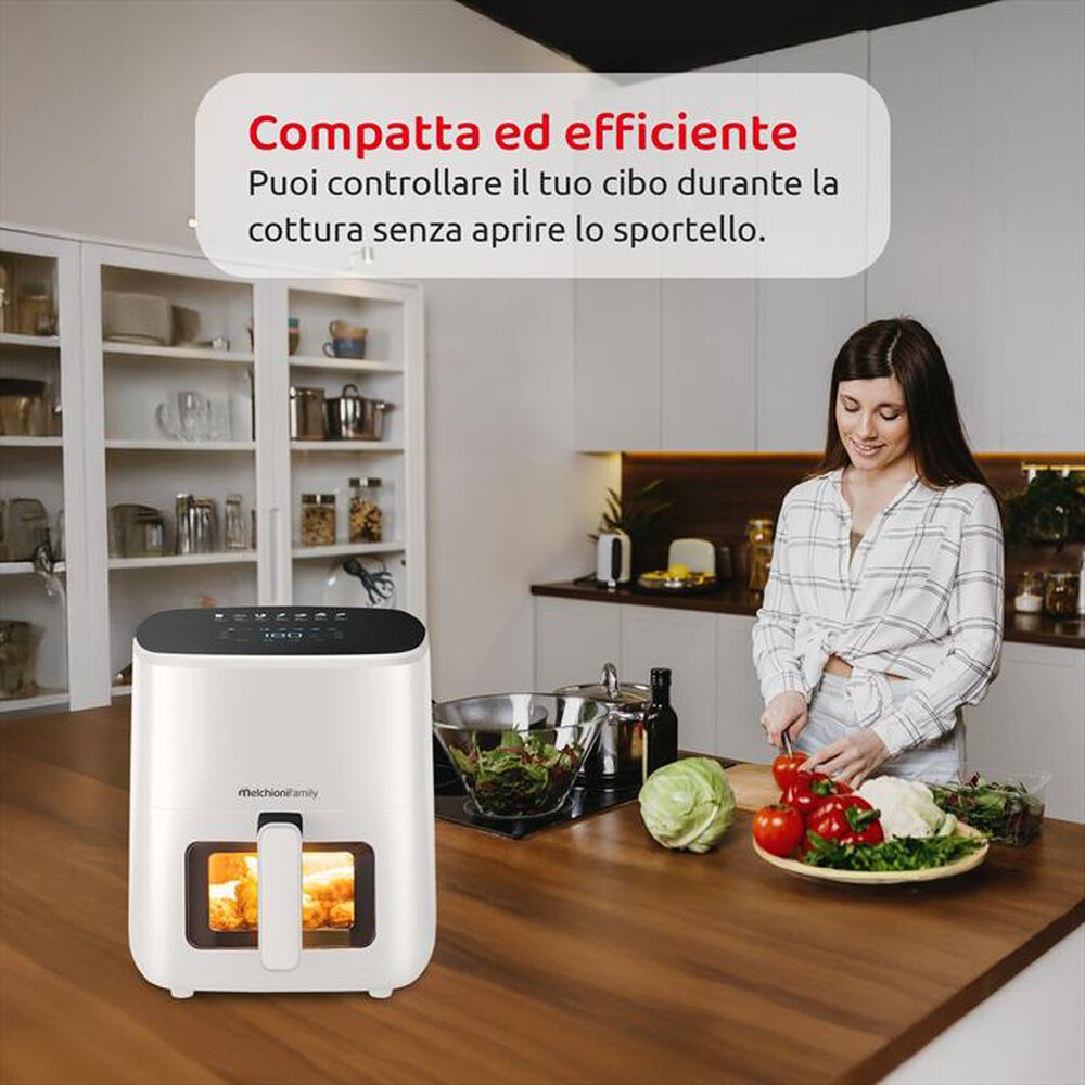Immagine del prodotto MELCHIONI FAMILY - Friggitrice ad aria MARIANNA NEW-Bianco / Plastica