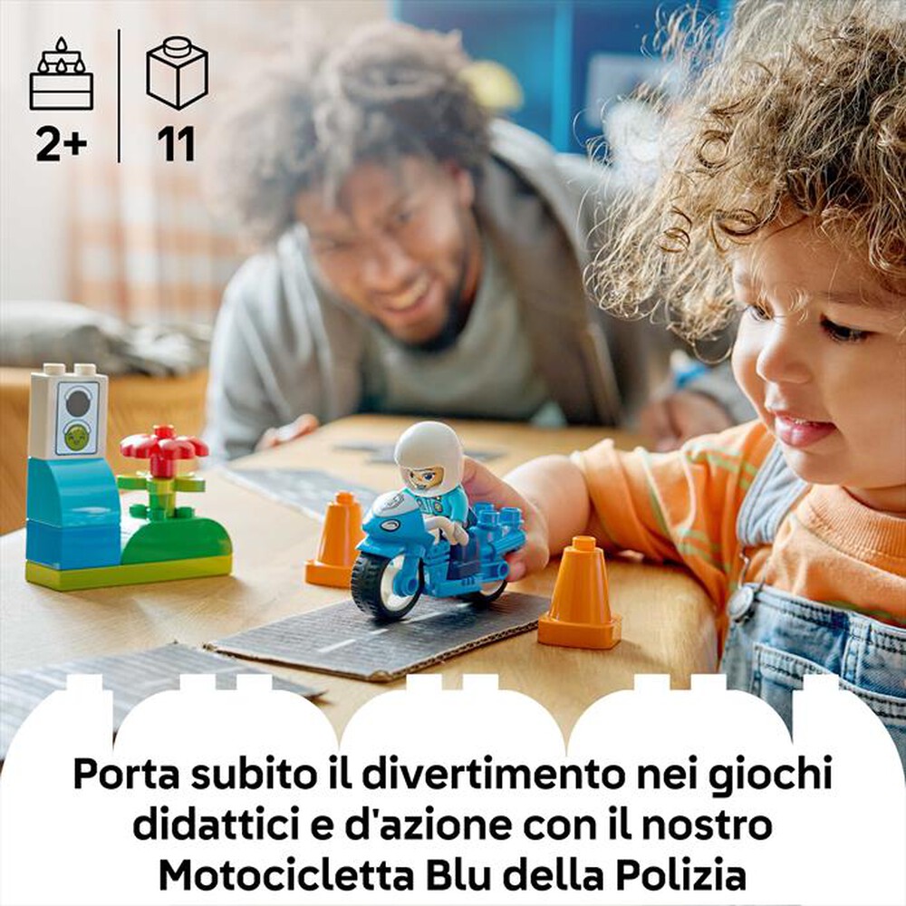 Immagine del prodotto LEGO - DUPLO Motocicletta blu della Polizia - 10471