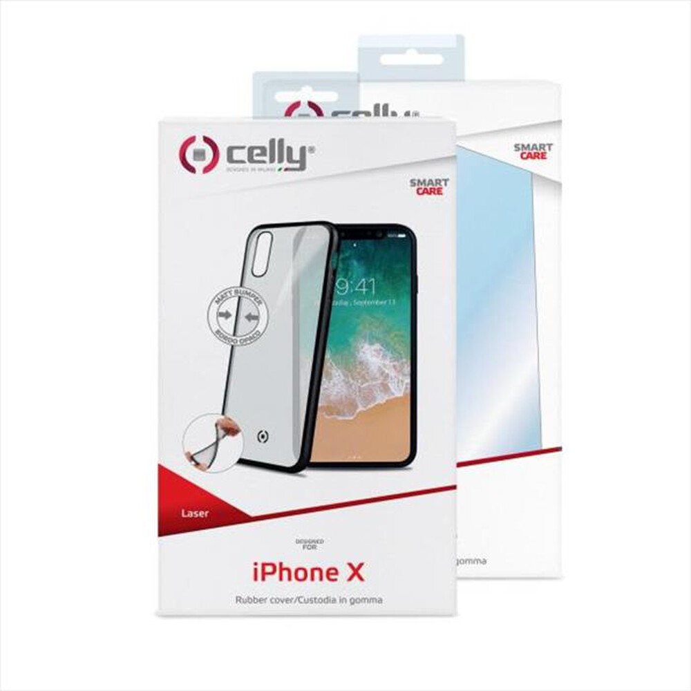 Immagine del prodotto CELLY - LASERMATT900BK-Trasparente/TPU