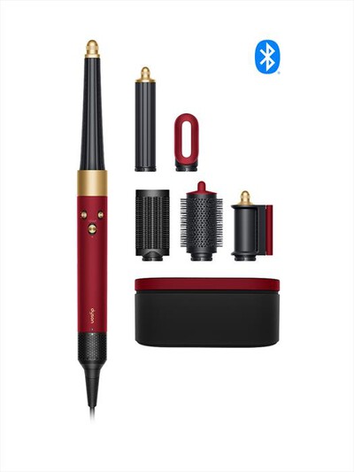 DYSON - Styler AIRWRAP i.d. LISCI E MOSSI-RED VELVET GOLD