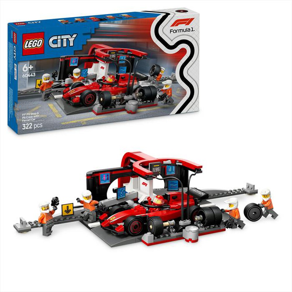 Immagine del prodotto LEGO - CITY F1 Pitstop e meccanici con Ferrari F1&reg; 60443