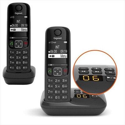 GIGASET - AS690A ITA DUO-Nero