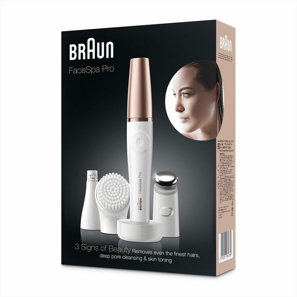 "BRAUN - FaceSpa Pro SE911-Bianco/Oro"