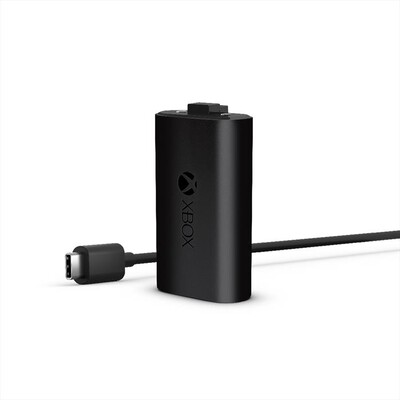 MICROSOFT - XBOX KIT PLAY AND CHARGE-Nero