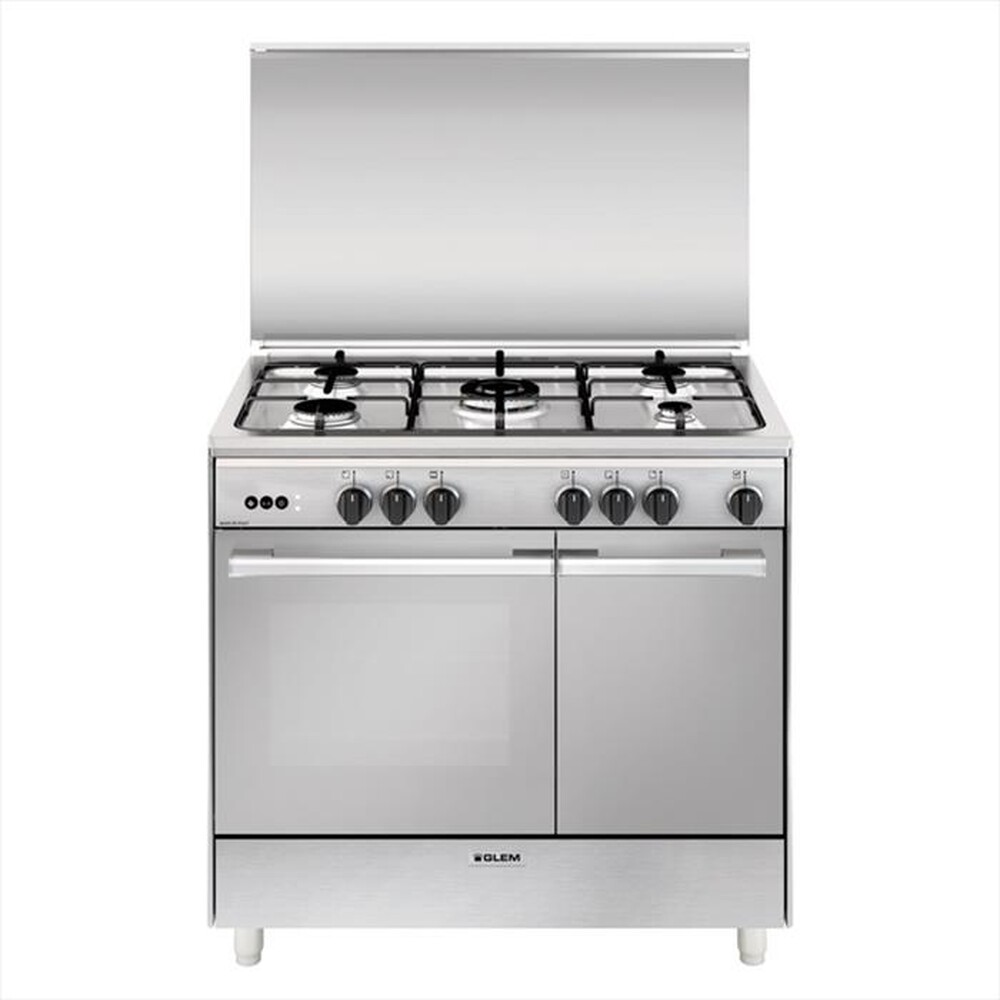 "GLEM GAS - Cucina a gas UR965VI Classe A-Inox"