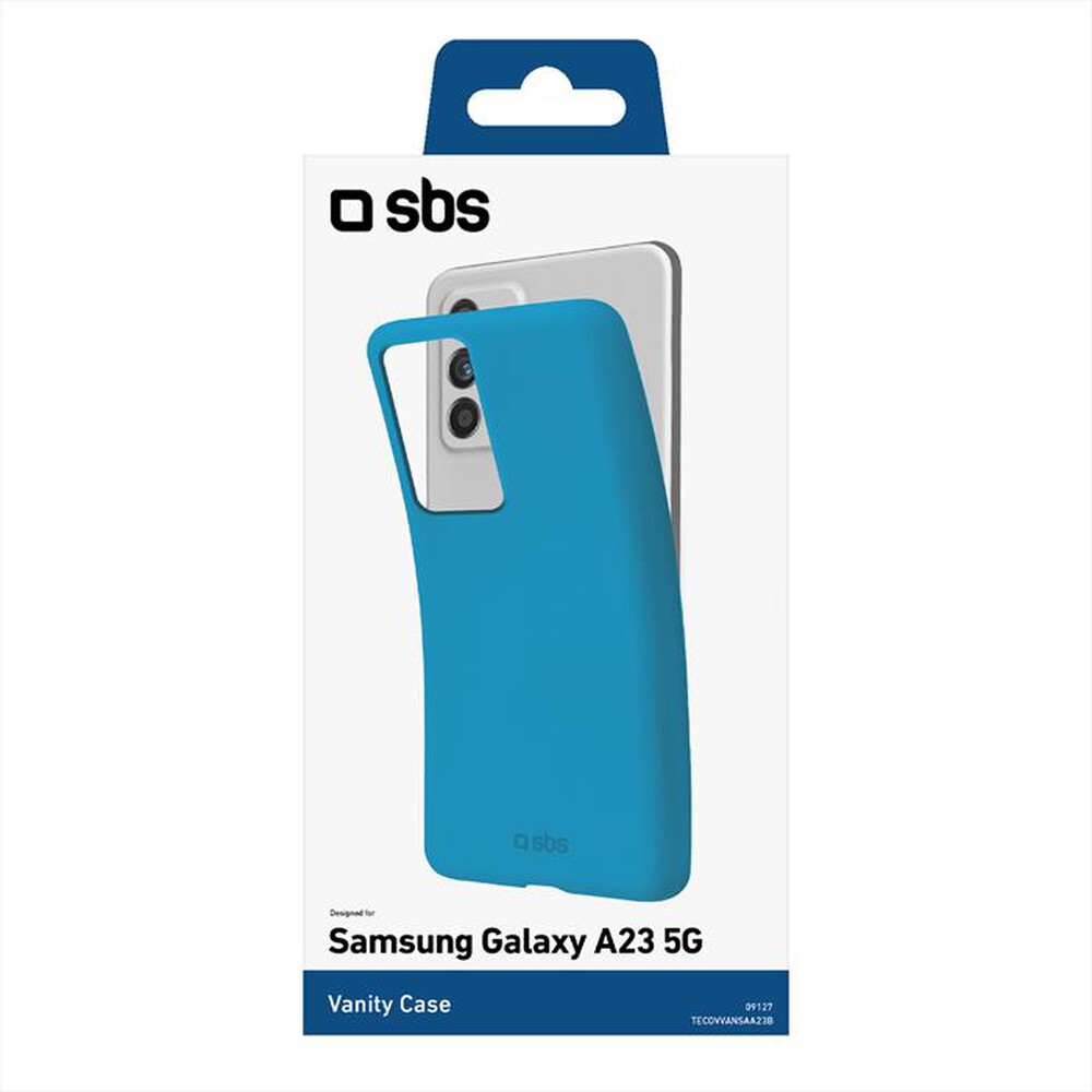 "SBS - Cover Vanity TECOVVANSAA23B per Samsung A23 5G-Blu"