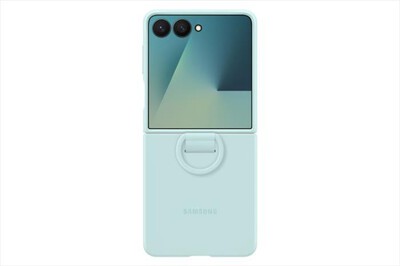 SAMSUNG - Cover SILICONE RING CASE per Galaxy Z Flip7-Mint