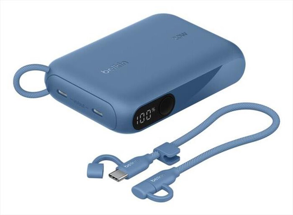 Immagine del prodotto BELKIN - Power Bank 10000 mAh, 2 porte USB-C-Blu