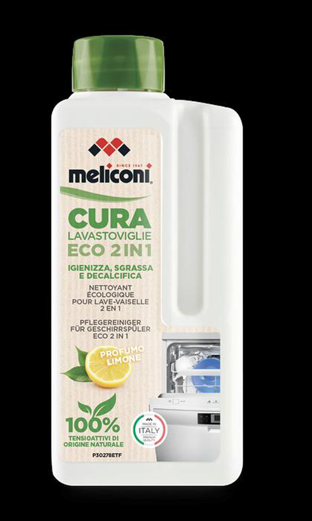 "MELICONI - CURA LAVASTOVIGLIE LIQUID-Astuccio contenente 2 flaconi"