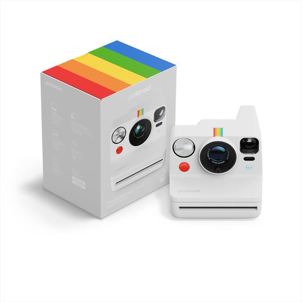 "POLAROID - Fotocamera istantanea NOW+ GEN 3-Bianco"