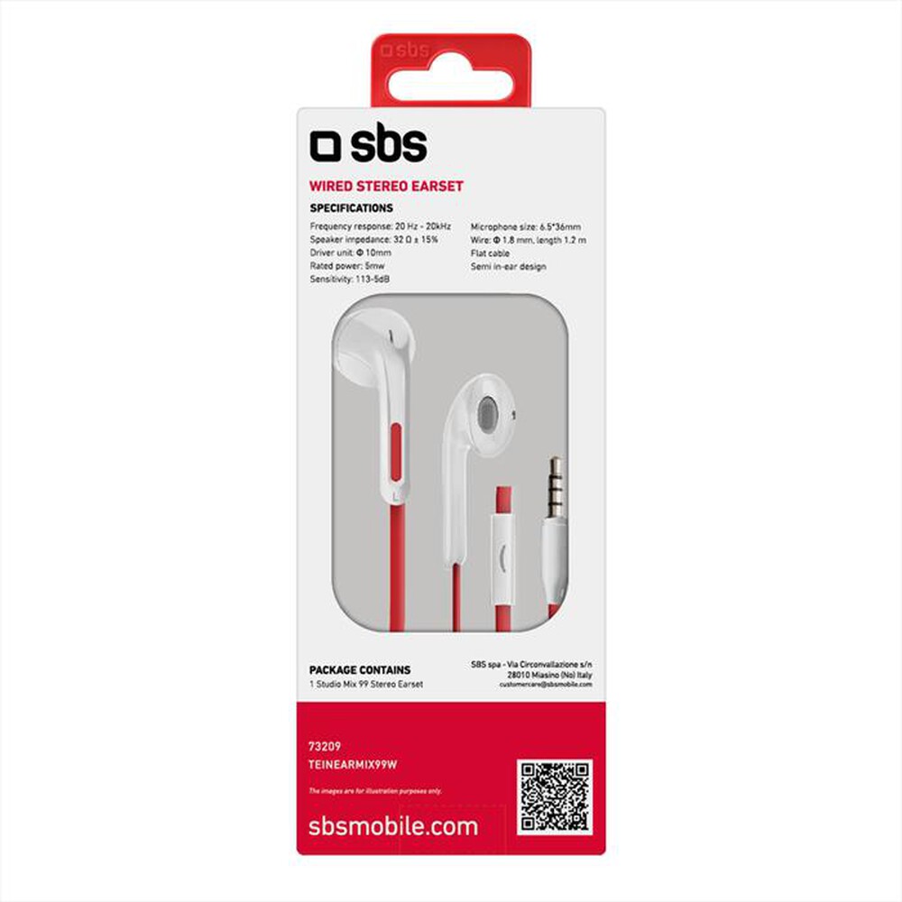 "SBS - TEINEARMIX99W-ROSSO"