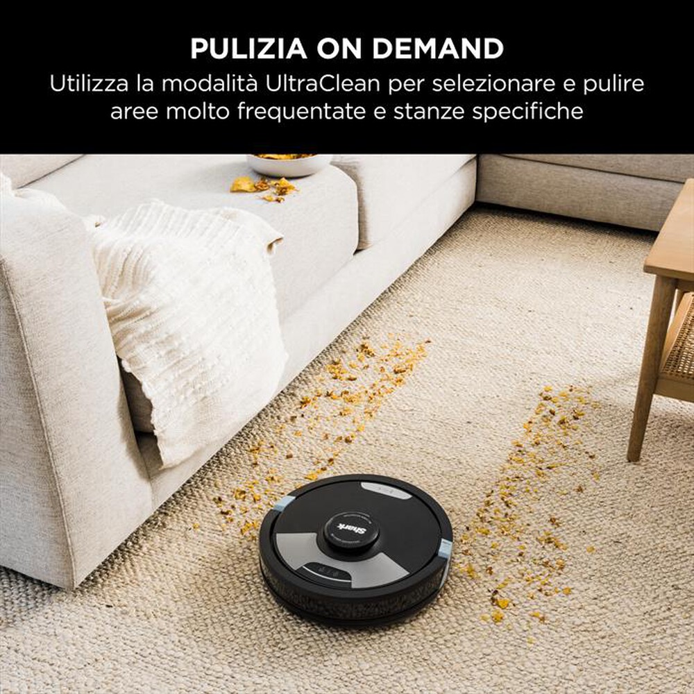 "SHARK - Robot aspirapolvere-lavapavimenti RV2600WSEU-nero"