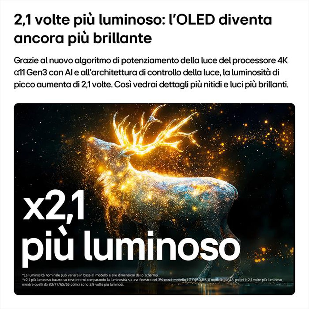 Immagine del prodotto LG - Smart TV OLED Evo AI 48" EVO AI G6S OLED48G66LS-Dark Satin Silver