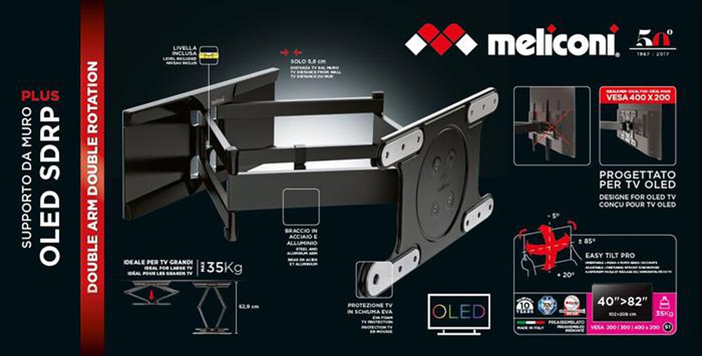 Immagine del prodotto MELICONI - EXTRA - OLED SDRP-nero