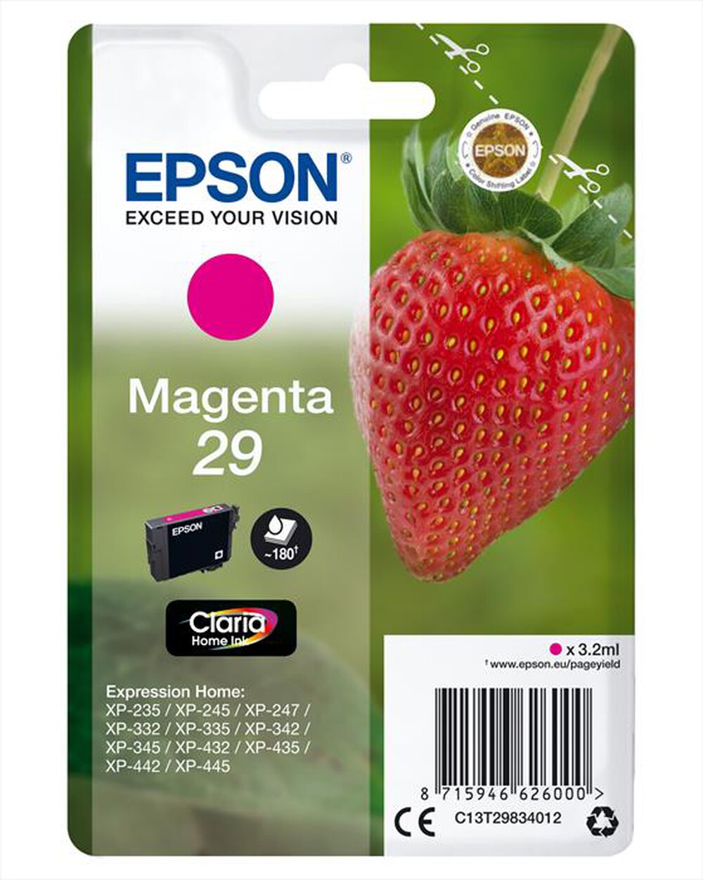 "EPSON - C13T29834012-Magenta"