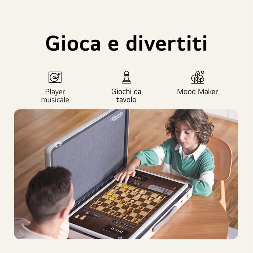 Immagine del prodotto LG - Smart TV LED 27" 27LX5QKNA-Alluminio