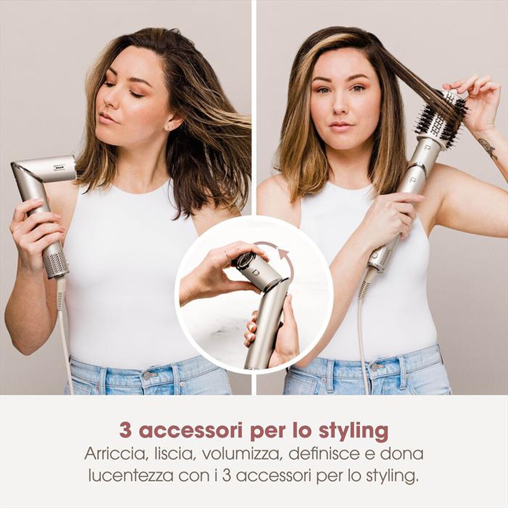 Immagine del prodotto SHARK - STYLER E ASCIUGACAPELLI FLEXSTYLE SET 3-IN-1-Champagne