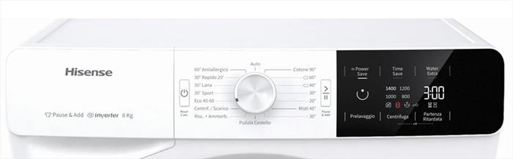 Immagine del prodotto HISENSE - Lavatrice W80141GEVMJ/S 8 Kg Classe C-Bianco
