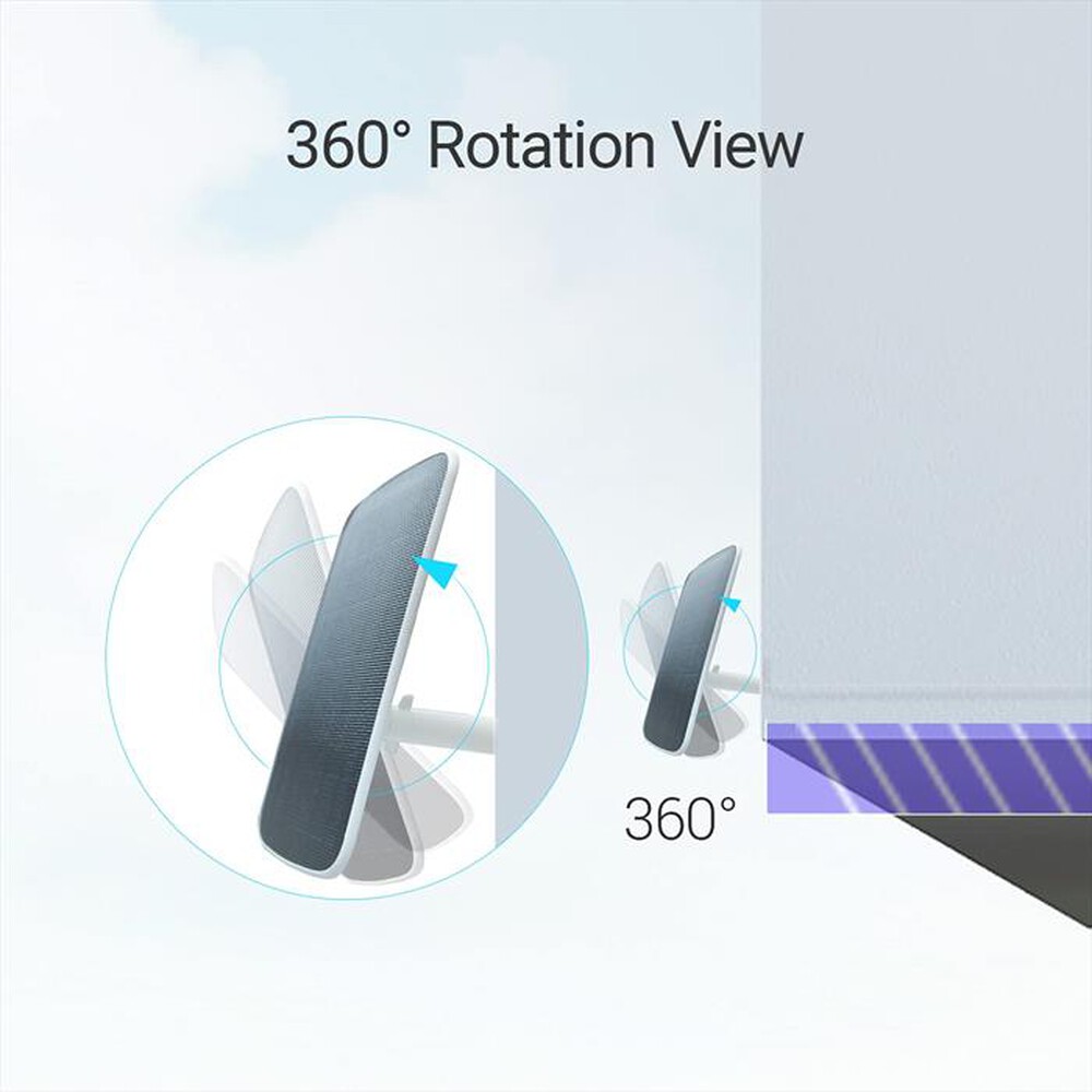 "EZVIZ - PANNELLO SOLARE CON MICRO USB-White"