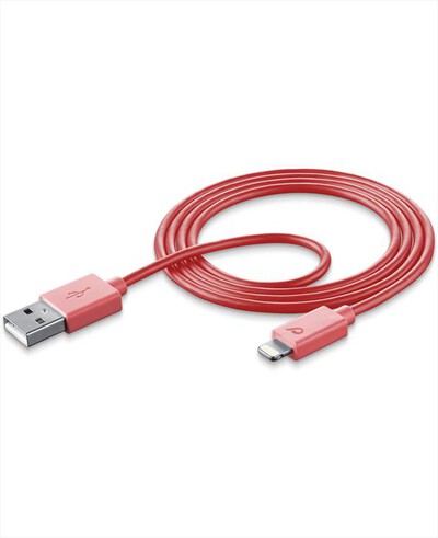 CELLULARLINE - USB Data Cable - Lightning-Rosa
