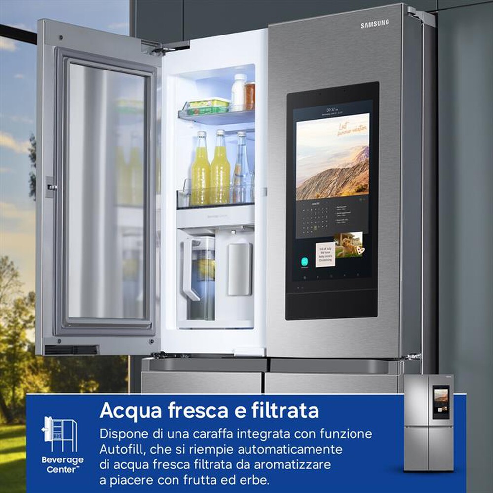 Immagine del prodotto SAMSUNG - Frigorifero 4 porte RF65DG9H0ESREF Classe E 637 lt-Inox Spazzolato
