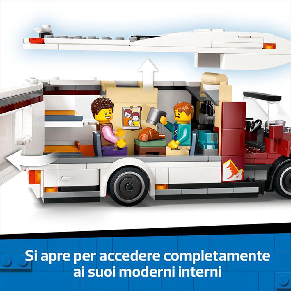 Immagine del prodotto LEGO - CITY Camper van delle vacanze d&rsquo;avventura 60454