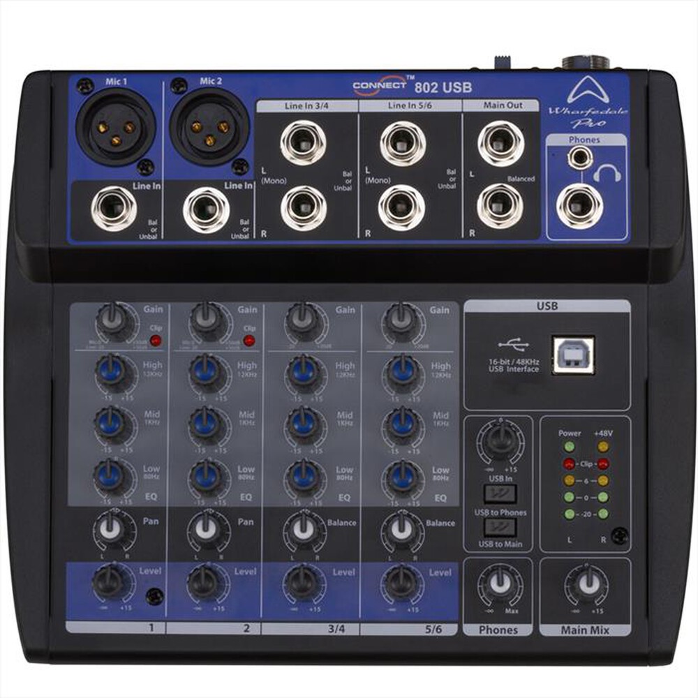 "WHARFEDALE - Connect 802 USB (Mixer)"