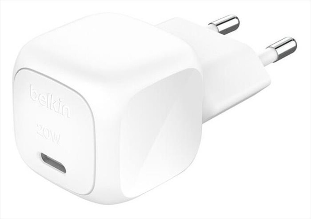 BELKIN - Caricabatteria USB-C compatto da 20 W-Bianco