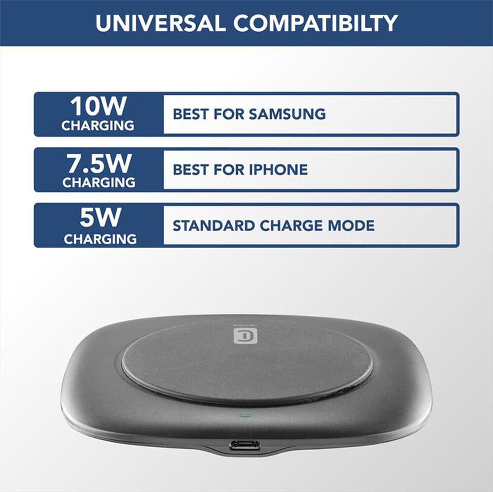 Immagine del prodotto CELLULARLINE - WIRELESSPAD10WK Carica Batterie-Nero