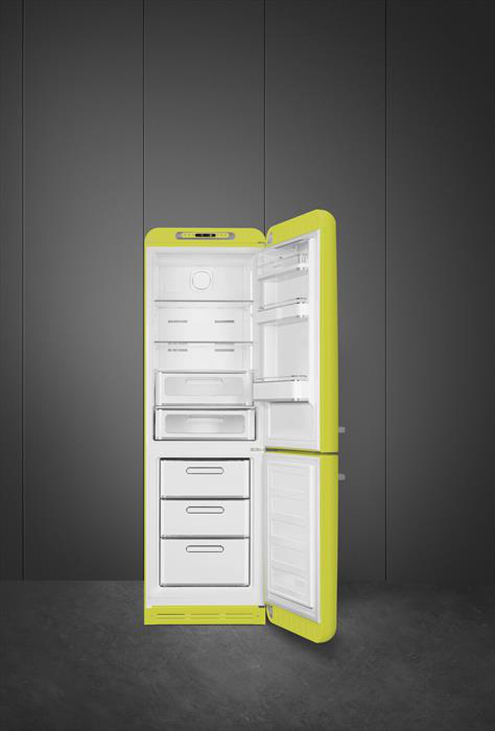 "SMEG - Frigorifero combinato FAB32RLI5 Classe D 350lt-Lime"