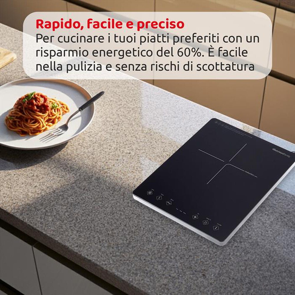 Immagine del prodotto MELCHIONI FAMILY - Piastra a induzione 1 fuoco OBLIVION 1-nero