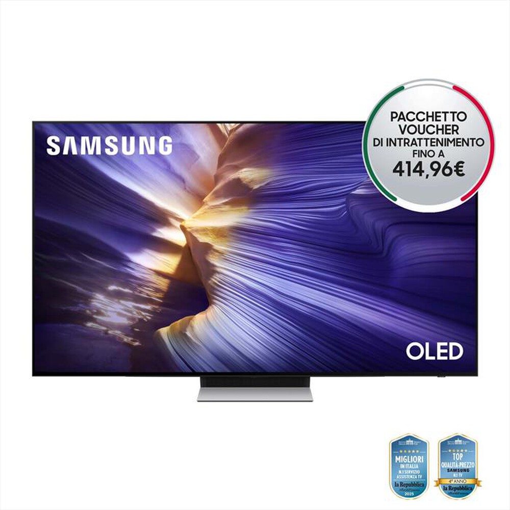 Immagine del prodotto SAMSUNG - Smart TV OLED UHD 4K 77" QE77S90FAEXZT-Graphite Black