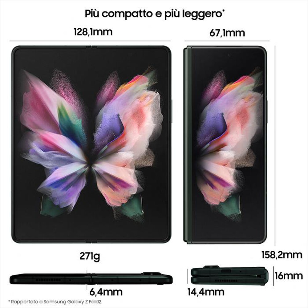 "SAMSUNG - GALAXY Z FOLD3 5G 256 GB-Phantom Green"
