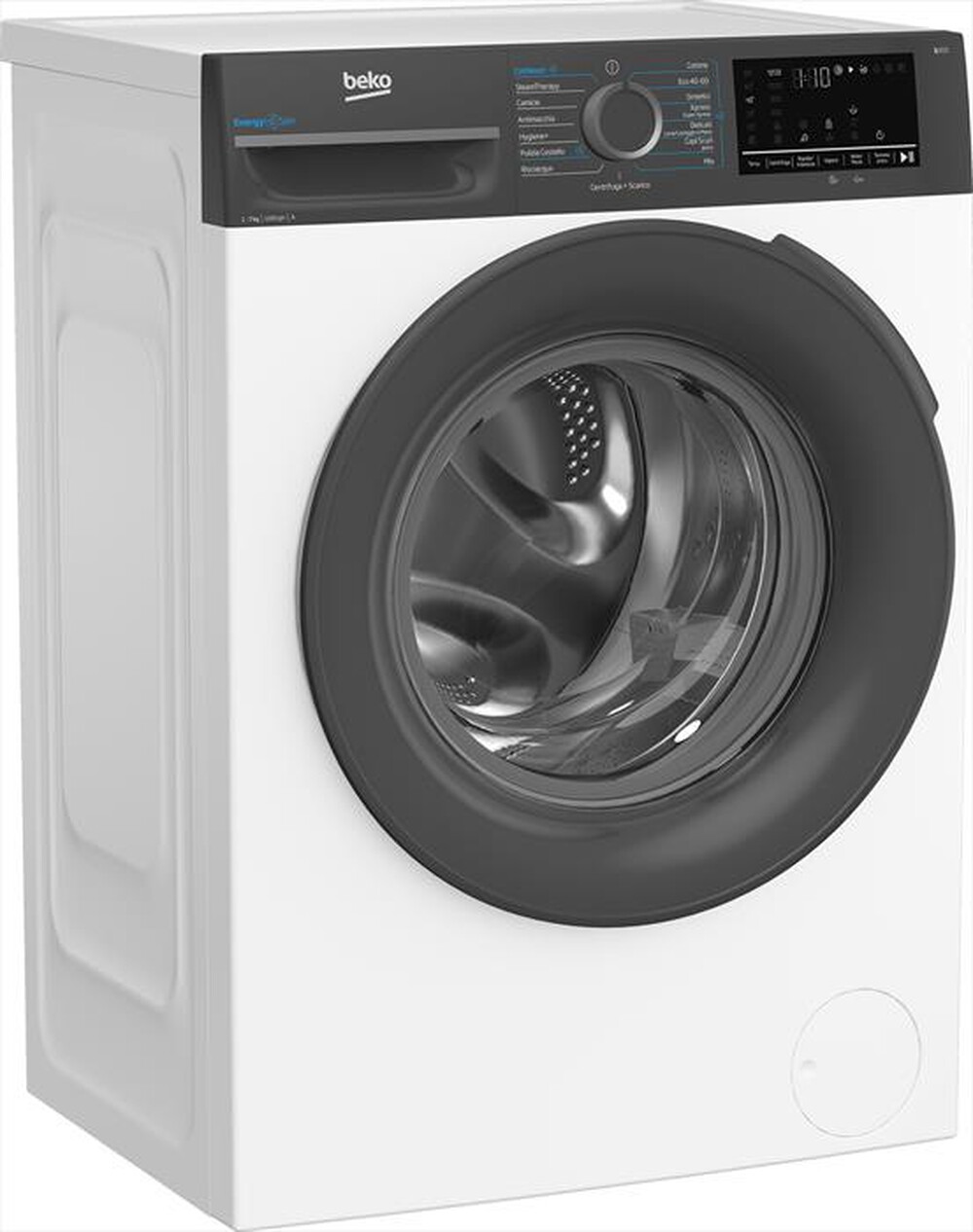 "BEKO - Lavatrice EnergySpin 7Kg Classe A BMEUWSU4721A-Black White"