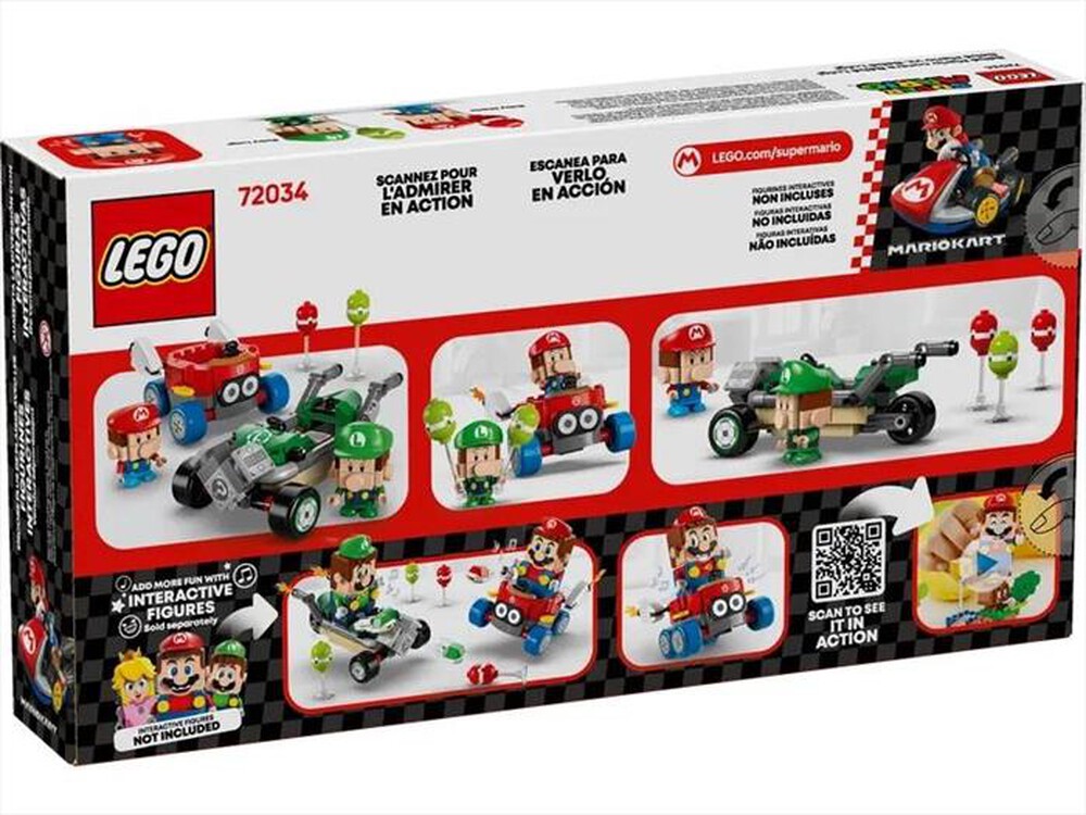 Immagine del prodotto LEGO - SUPER MARIO Mario Kart: Baby Mario vs Baby - 72034-Multicolore