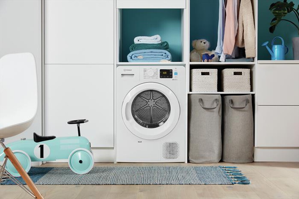 "INDESIT - Asciugatrice PUSH&GO YT M11 82 RX IT 8 Kg - A++-Bianco"