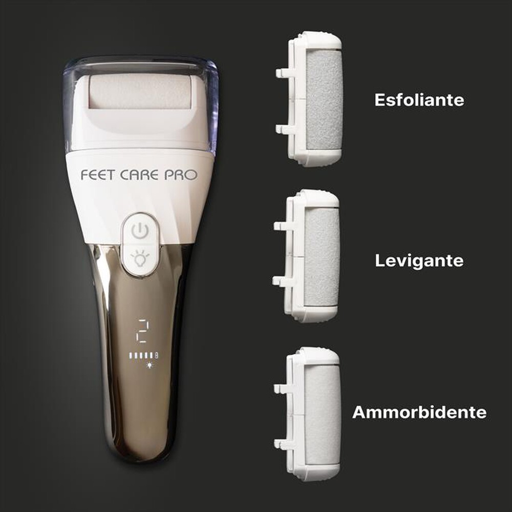 Immagine del prodotto MACOM - Pedicure elettrico ricaricabile FEET CARE PRO-bianco