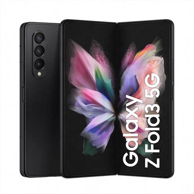 SAMSUNG - GALAXY Z FOLD3 5G 256 GB-Phantom Black