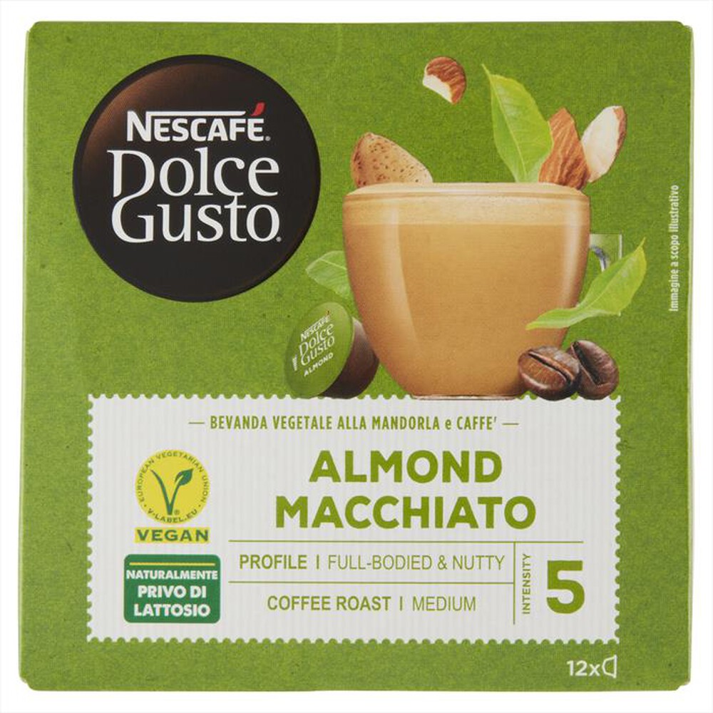 "NESCAFE' DOLCE GUSTO - Almond Macchiato 12 Caps-Verde"