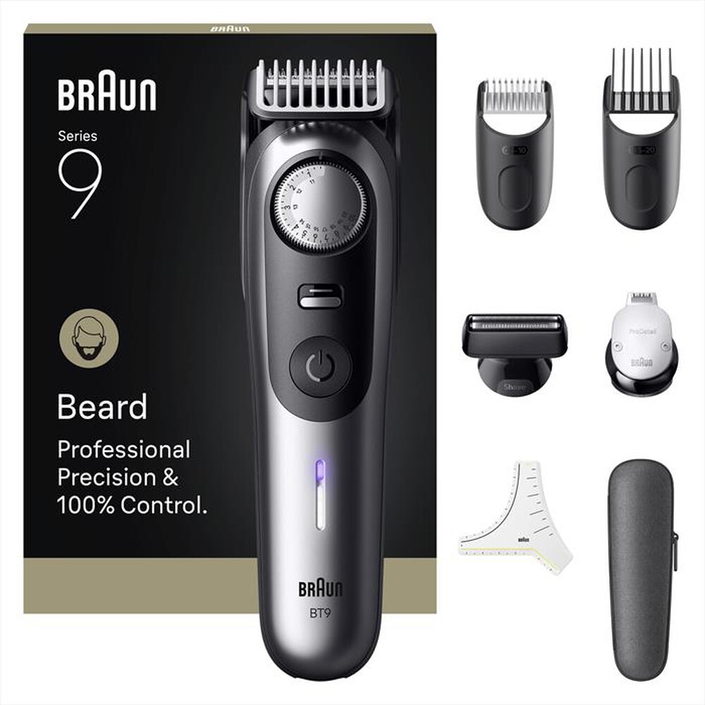 "BRAUN - Regolabarba BT 9520-CROMO"