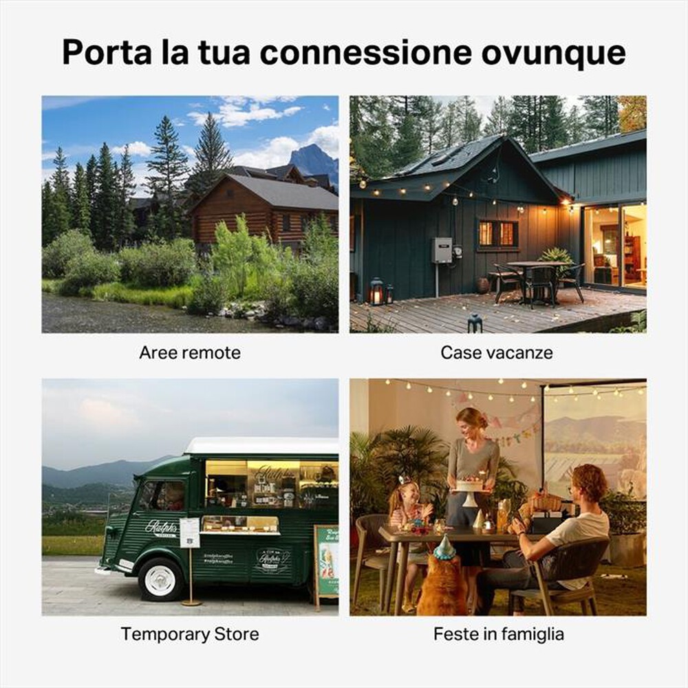 Immagine del prodotto MERCUSYS - N300 WI-FI 4G LTE ROUTER CON ANTENNE-nero